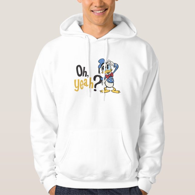 Main Mickey Shorts | Donald Scratching Head Hoodie (Front)