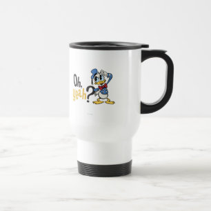 Main Mickey Shorts Donald Scratching Head Travel Mug
