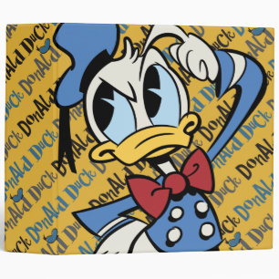 Main Mickey Shorts Donald Thinking 3 Ring Binder
