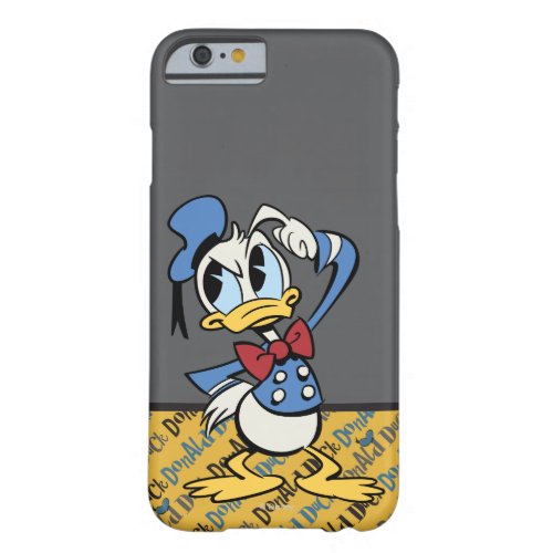 Main Mickey Shorts  Donald Thinking Barely There iPhone 6 Case