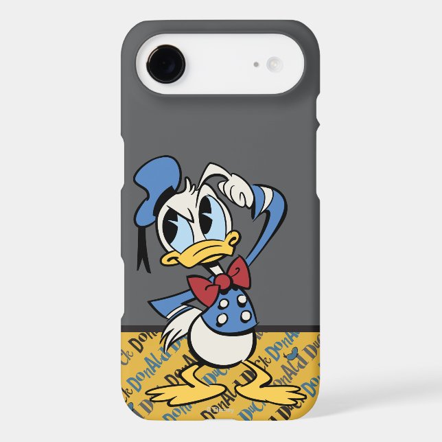 Main Mickey Shorts | Donald Thinking Case-Mate iPhone Case (Back)