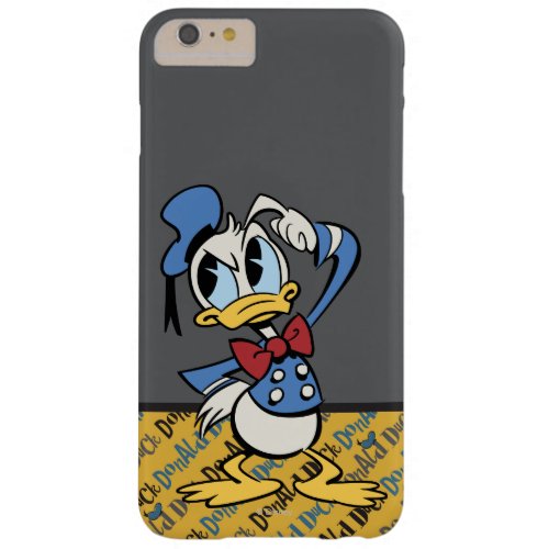 Main Mickey Shorts  Donald Thinking Barely There iPhone 6 Plus Case