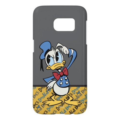 Main Mickey Shorts  Donald Thinking Samsung Galaxy S7 Case