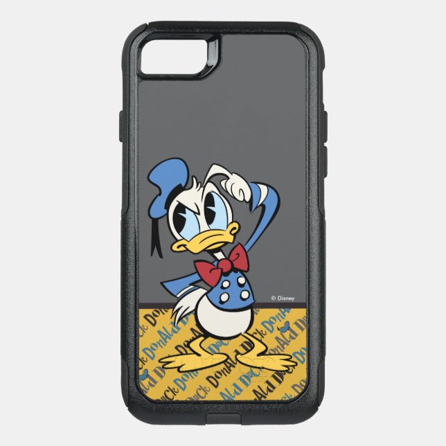 Main Mickey Shorts | Donald Thinking Otterbox iPhone Case (Back)