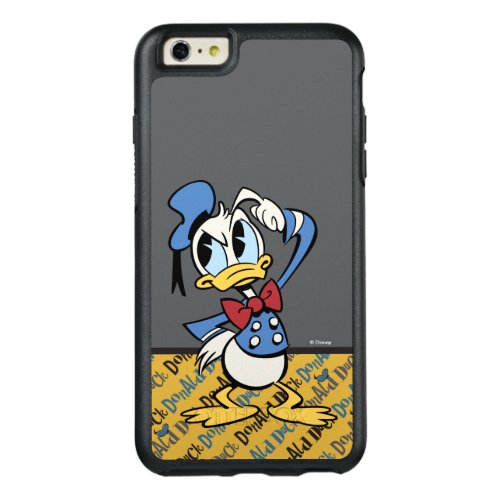 Main Mickey Shorts  Donald Thinking OtterBox iPhone 66s Plus Case