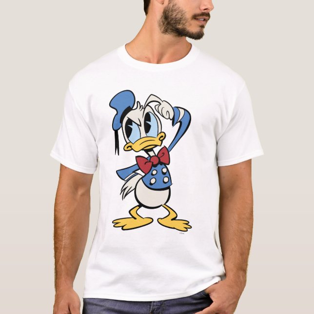 Main Mickey Shorts | Donald Thinking T-Shirt (Front)
