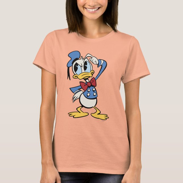 Main Mickey Shorts | Donald Thinking T-Shirt (Front)