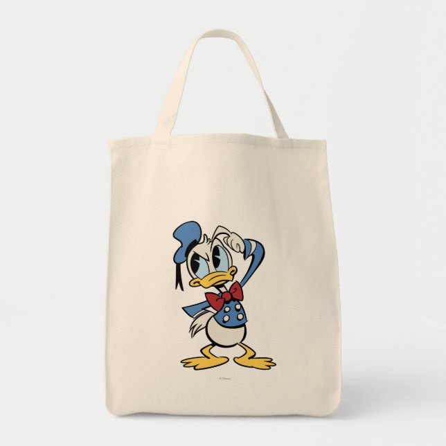 Main Mickey Shorts | Donald Thinking Tote Bag (Front)