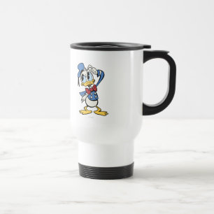 Main Mickey Shorts Donald Thinking Travel Mug