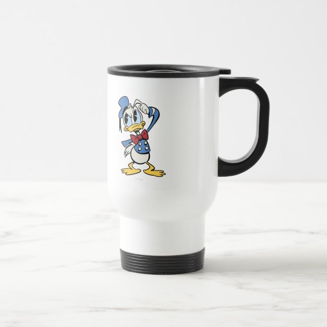 Main Mickey Shorts | Donald Thinking Travel Mug (Right)