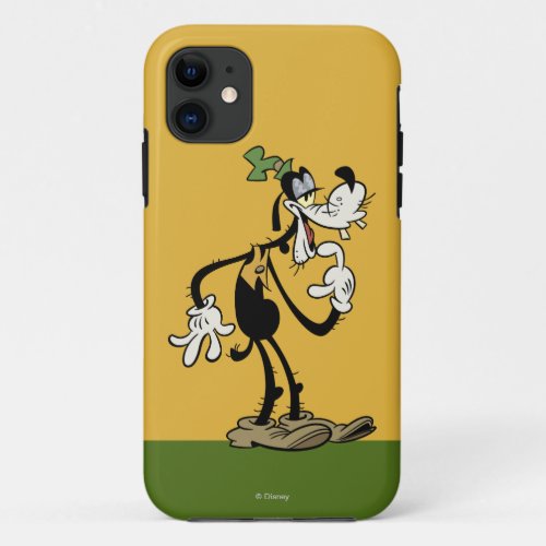 Main Mickey Shorts  Goofy Grin iPhone 11 Case