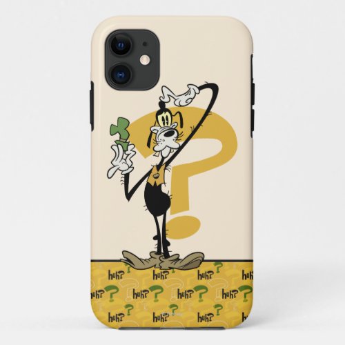 Main Mickey Shorts  Goofy Question Mark iPhone 11 Case