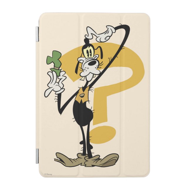 Main Mickey Shorts | Goofy Question Mark iPad Mini Cover (Front)