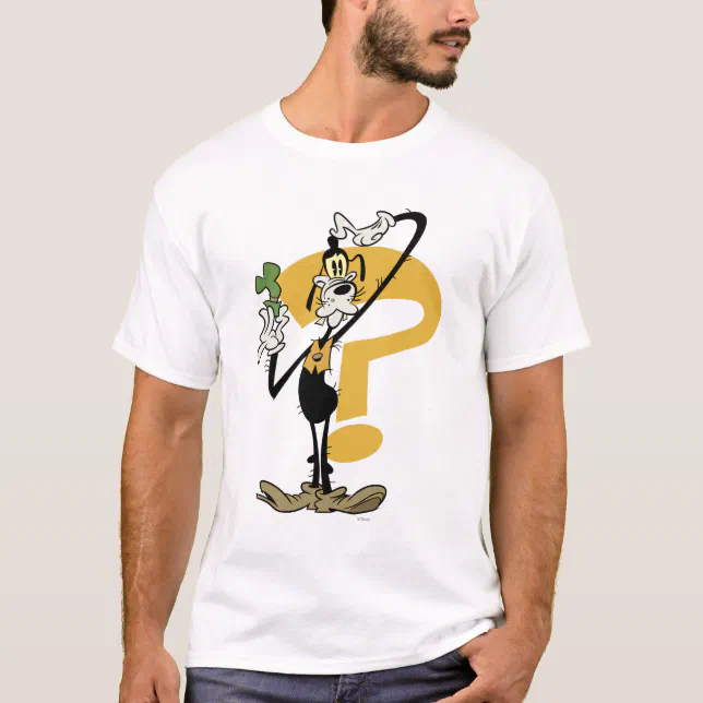 Main Mickey Shorts | Goofy Question Mark T-Shirt | Zazzle