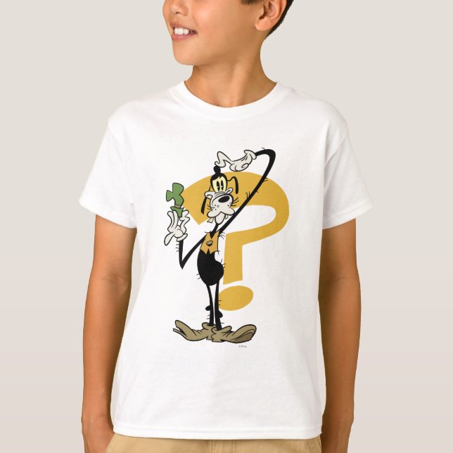 Main Mickey Shorts | Goofy Question Mark T-Shirt (Front)