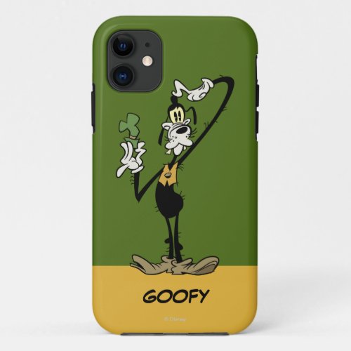 Main Mickey Shorts  Goofy Scratching Head iPhone 11 Case
