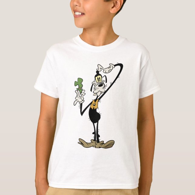Main Mickey Shorts | Goofy Scratching Head T-Shirt (Front)
