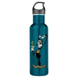 Main Mickey Shorts Goofy Scratching Head Water Bottle