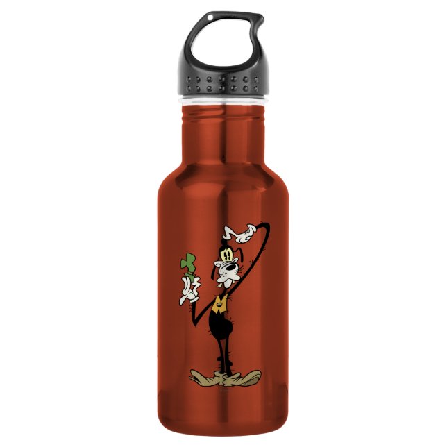 Main Mickey Shorts | Goofy Scratching Head Water Bottle (Front)