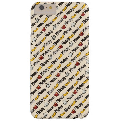 Main Mickey Shorts  Icon Pattern Barely There iPhone 6 Plus Case