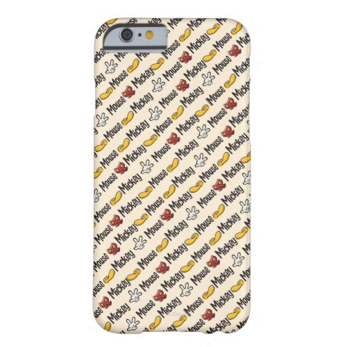 Main Mickey Shorts  Icon Pattern Barely There iPhone 6 Case