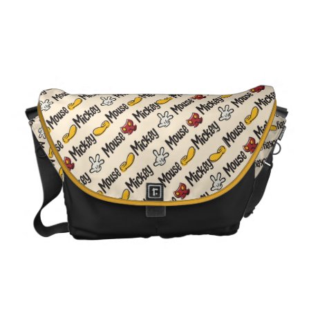 Main Mickey Shorts | Icon Pattern Messenger Bag