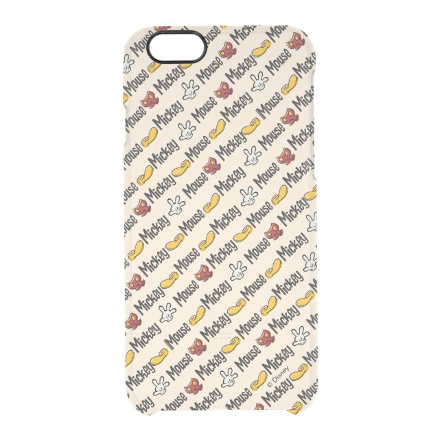 Main Mickey Shorts | Icon Pattern Uncommon iPhone Case (Back)