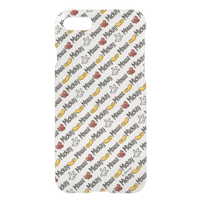 Main Mickey Shorts | Icon Pattern Uncommon iPhone Case (Back)