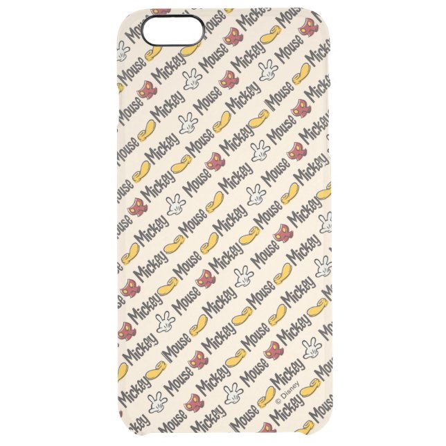 Main Mickey Shorts | Icon Pattern Uncommon iPhone Case (Back)