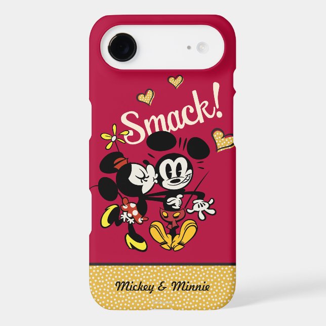 Main Mickey Shorts | Kiss on Cheek Case-Mate iPhone Case (Back)