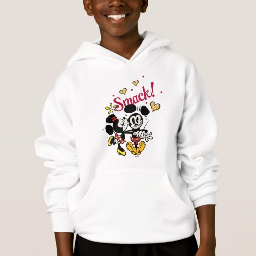 Main Mickey Shorts  Kiss on Cheek Hoodie