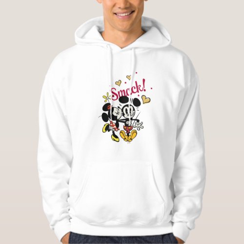 Main Mickey Shorts  Kiss on Cheek Hoodie