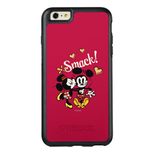 Main Mickey Shorts  Kiss on Cheek OtterBox iPhone 66s Plus Case