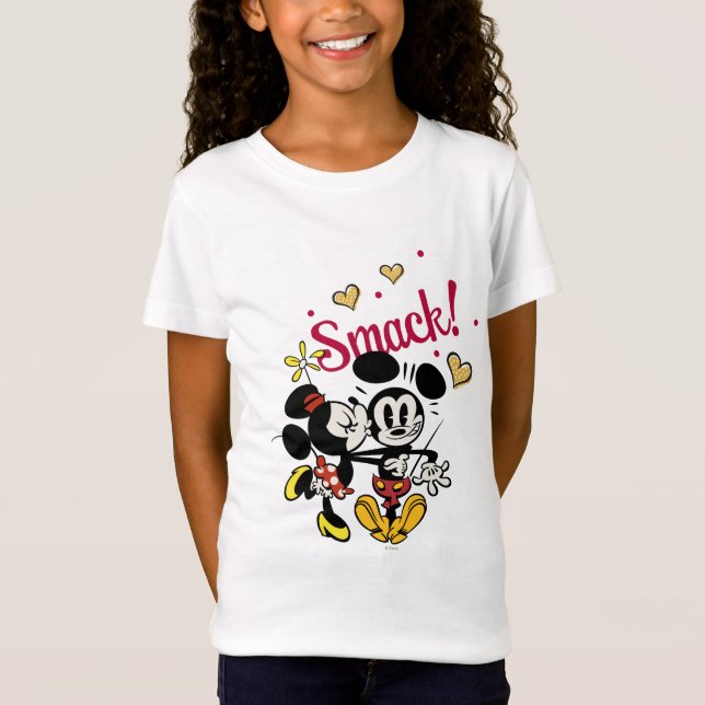 Main Mickey Shorts | Kiss on Cheek T-Shirt (Front)