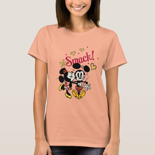 Main Mickey Shorts | Kiss on Cheek T-Shirt (Front)
