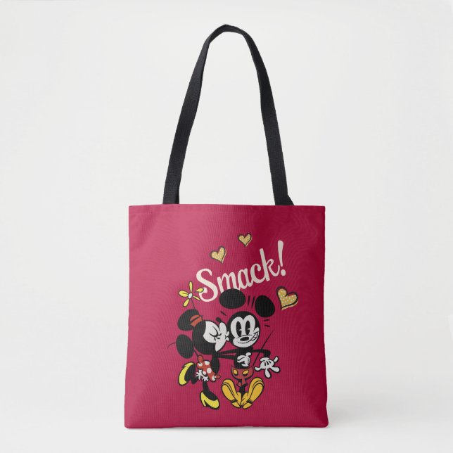 Main Mickey Shorts | Kiss on Cheek Tote Bag (Front)
