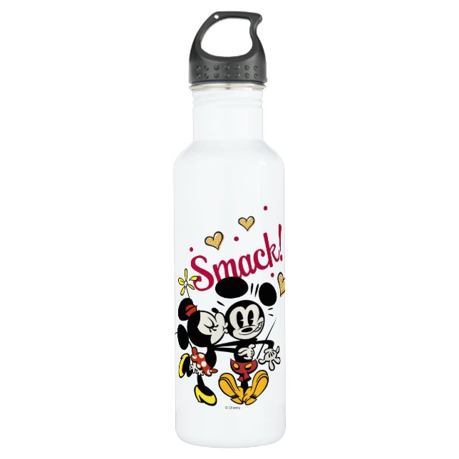 Main Mickey Shorts | Kiss on Cheek Water Bottle (Front)