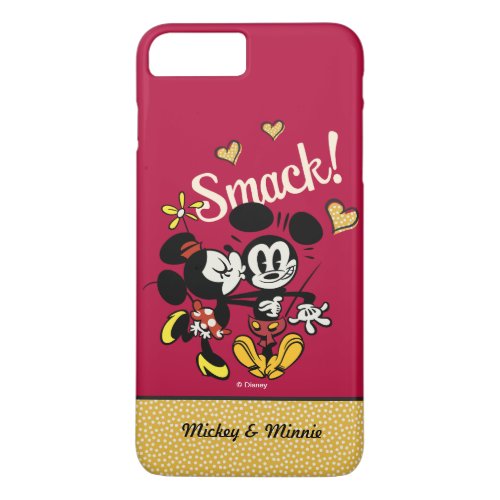 Main Mickey Shorts  Kiss on Cheek  Your Name iPhone 8 Plus7 Plus Case