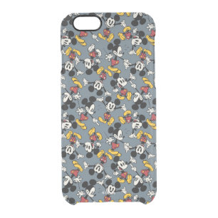 Main Mickey Shorts   Mickey Pattern Clear iPhone 6/6S Case