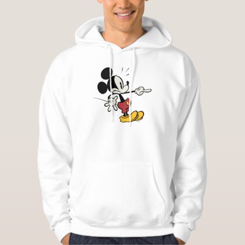 Main Mickey Shorts  Mickey Pointing Out Hoodie