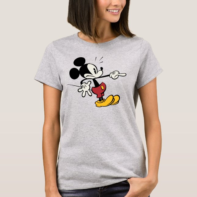 Main Mickey Shorts | Mickey Pointing Out T-Shirt (Front)