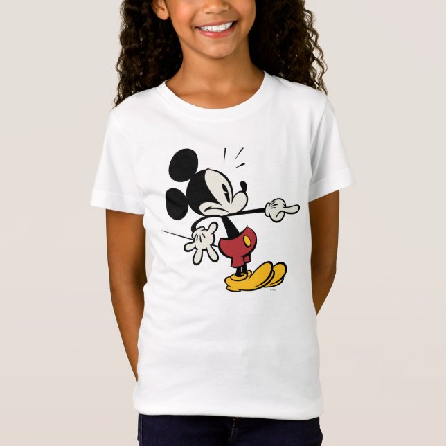 Main Mickey Shorts | Mickey Pointing Out T-Shirt (Front)