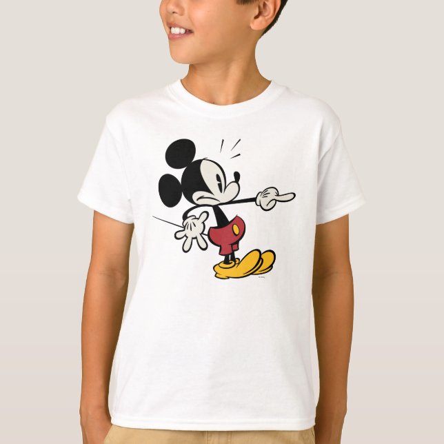 Main Mickey Shorts | Mickey Pointing Out T-Shirt (Front)