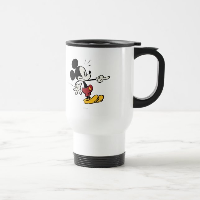 Main Mickey Shorts | Mickey Pointing Out Travel Mug (Right)