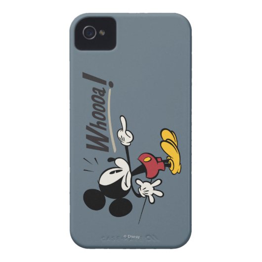 Main Mickey Shorts | Mickey Pointing Whooa Case-Mate iPhone Case (Back)