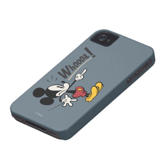 Main Mickey Shorts | Mickey Pointing Whooa Case-Mate iPhone Case (Bottom)
