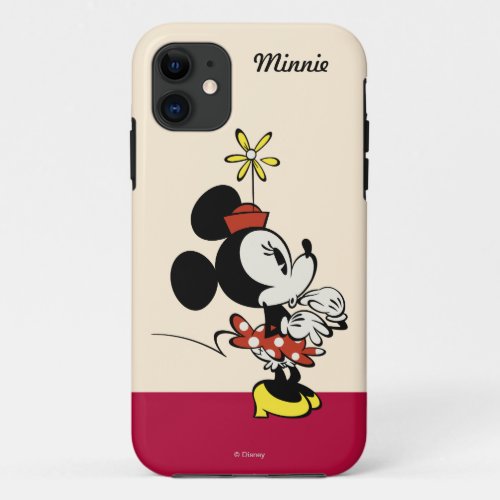 Main Mickey Shorts  Minnie Hand to Face iPhone 11 Case