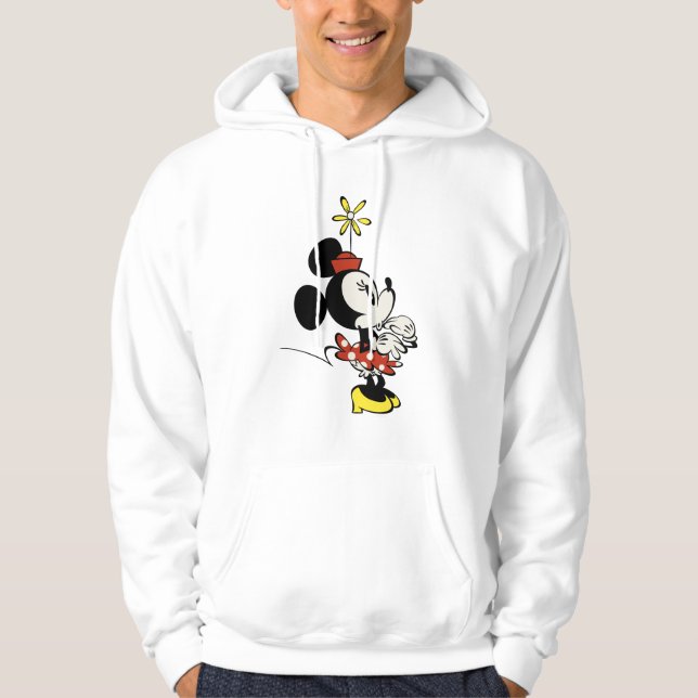 Main Mickey Shorts | Minnie Hand to Face Hoodie (Front)