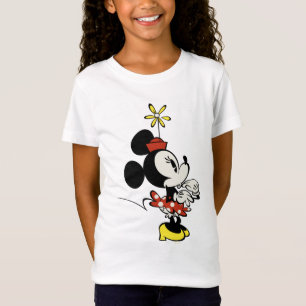 Main Mickey Shorts Minnie Hand to Face T-Shirt