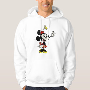 Main Mickey Shorts Minnie Hand Up Hoodie